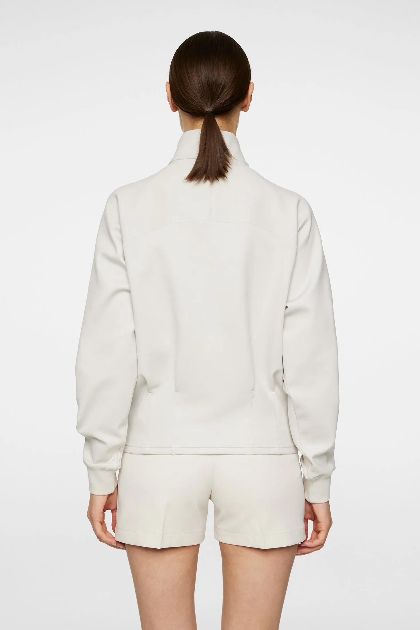 Jodi Quarter Zip Sweatshirt / Moonbeam