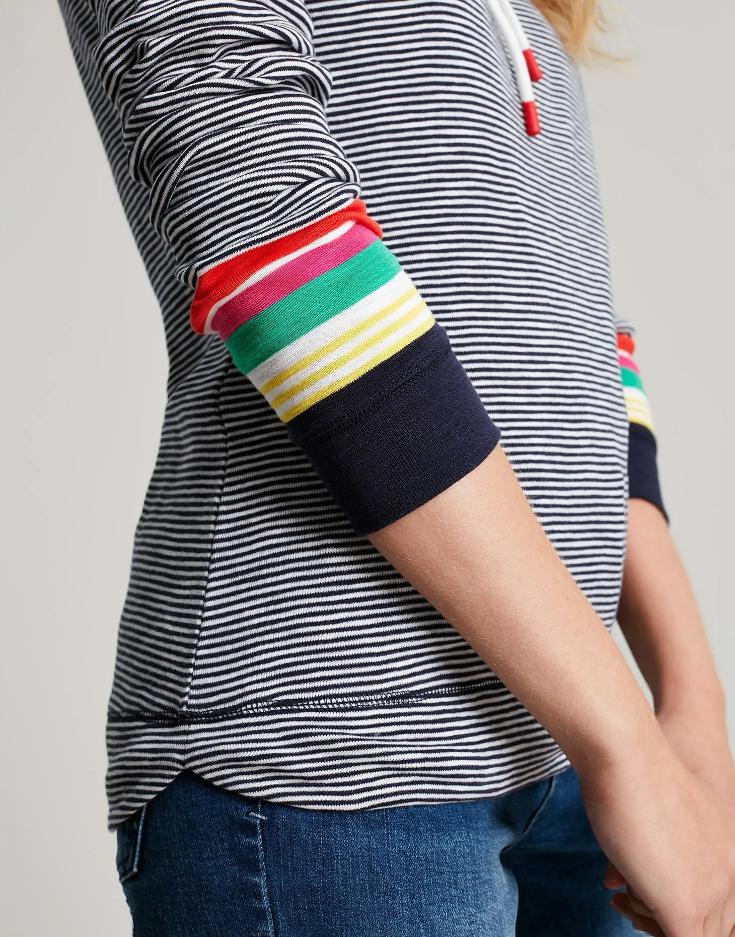 Joules | Marlston Stripe Hooded Sweatshirt | Women's