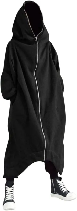 LCMTWX Men's Hooded Fleece Sweatshirt Loose Solid Hooded Sweater Top Midweight Fleece Sweatshirt Pullover & Full Zip