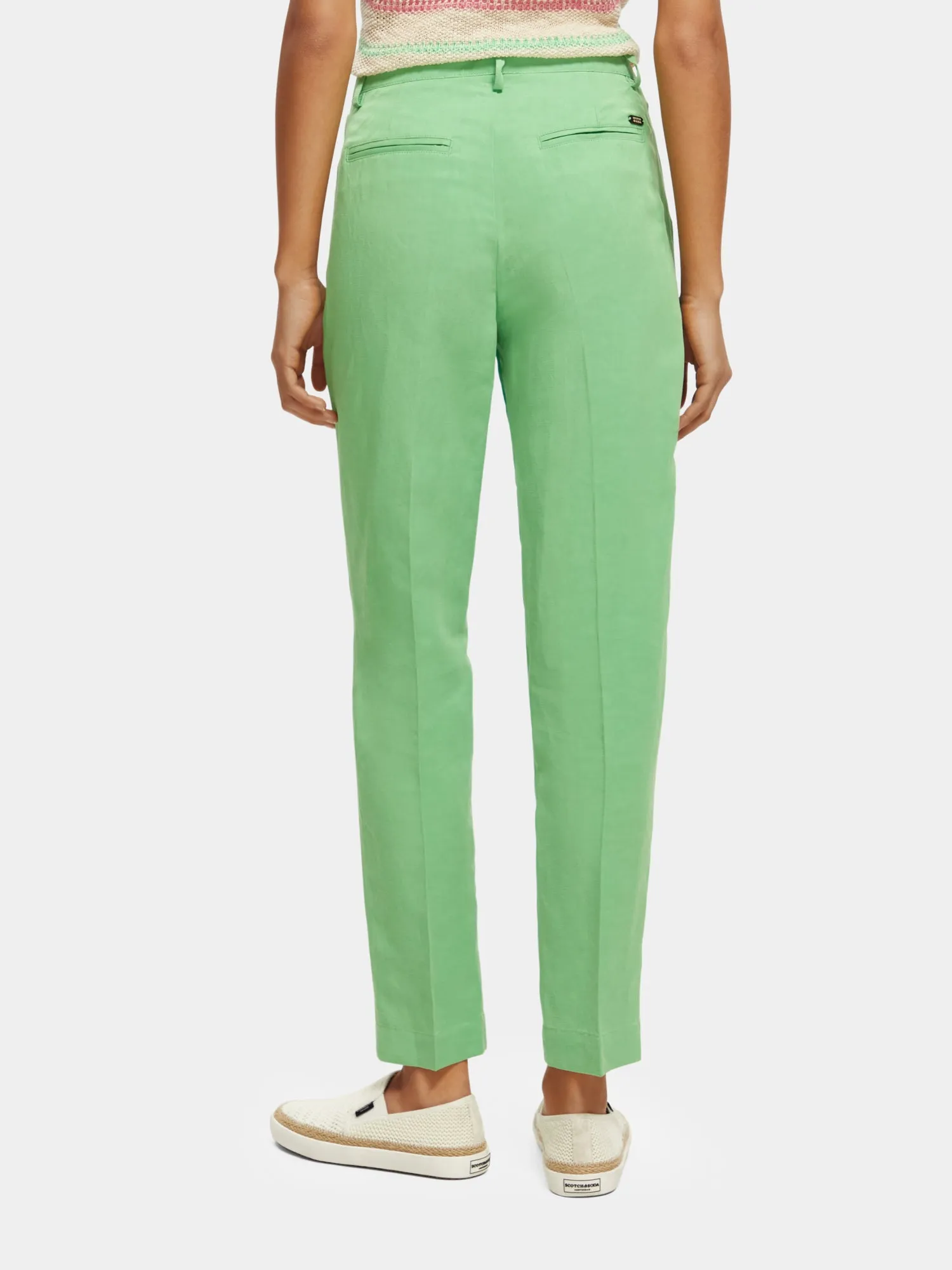 Lowry mid-rise slim summer event pants