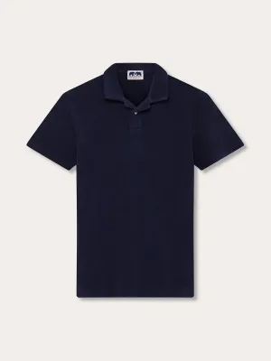 Men's Navy Blue Powell Terry Polo Shirt