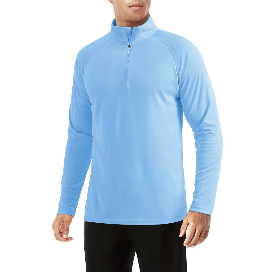 Men's Sun Protective Quick-Dry Stand Collar UV Long Sleeve Shirts