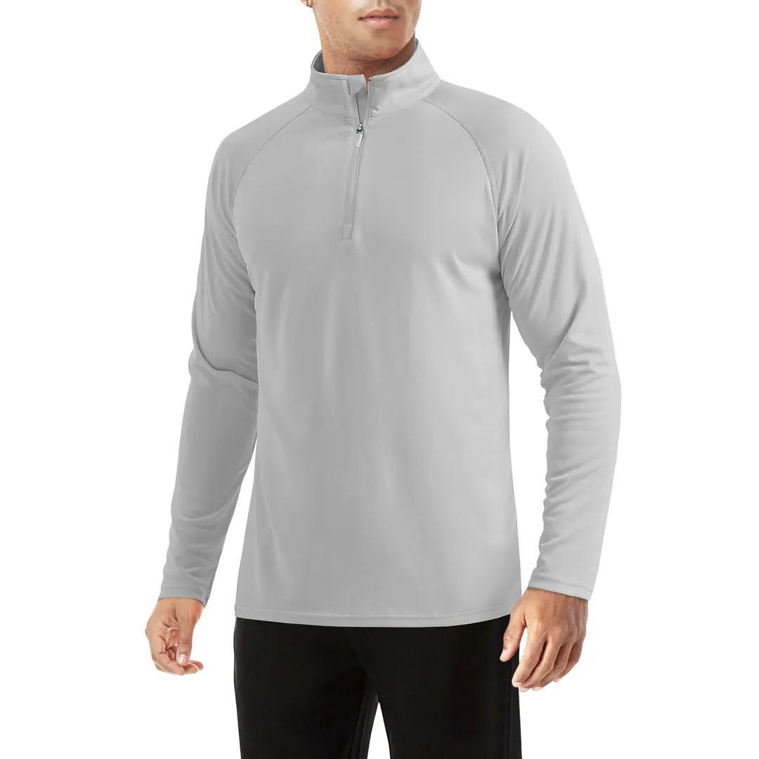 Men's Sun Protective Quick-Dry Stand Collar UV Long Sleeve Shirts
