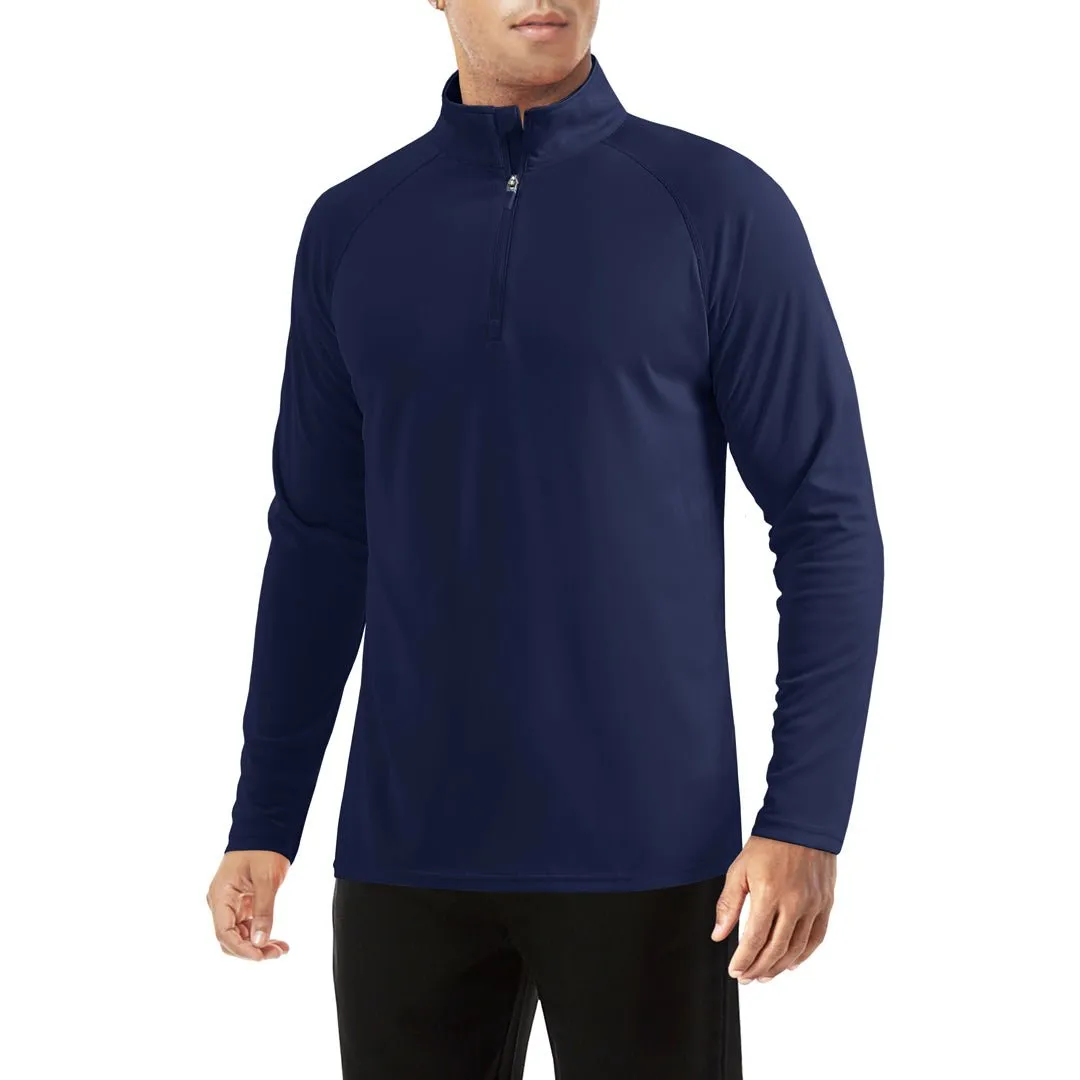 Men's Sun Protective Quick-Dry Stand Collar UV Long Sleeve Shirts