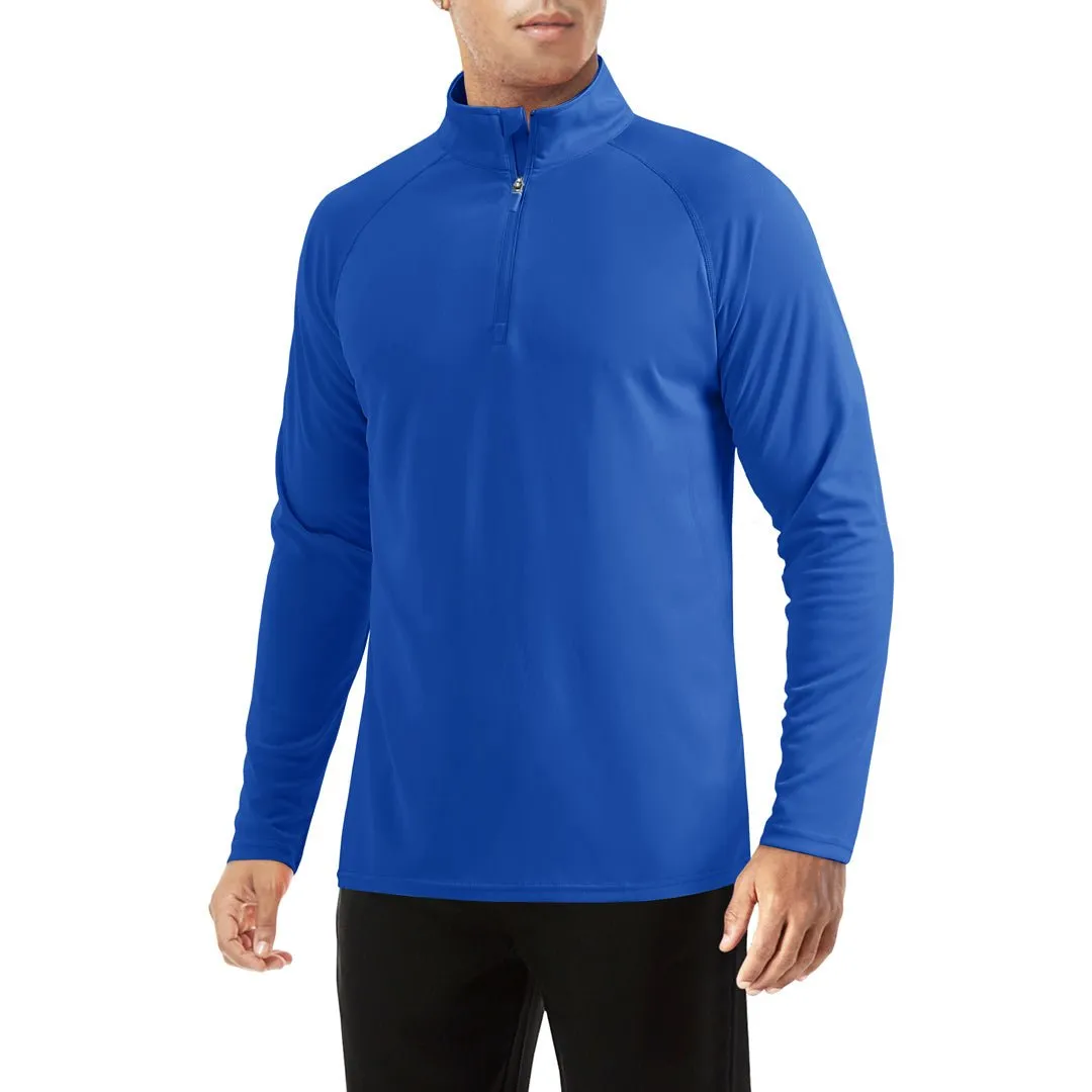 Men's Sun Protective Quick-Dry Stand Collar UV Long Sleeve Shirts
