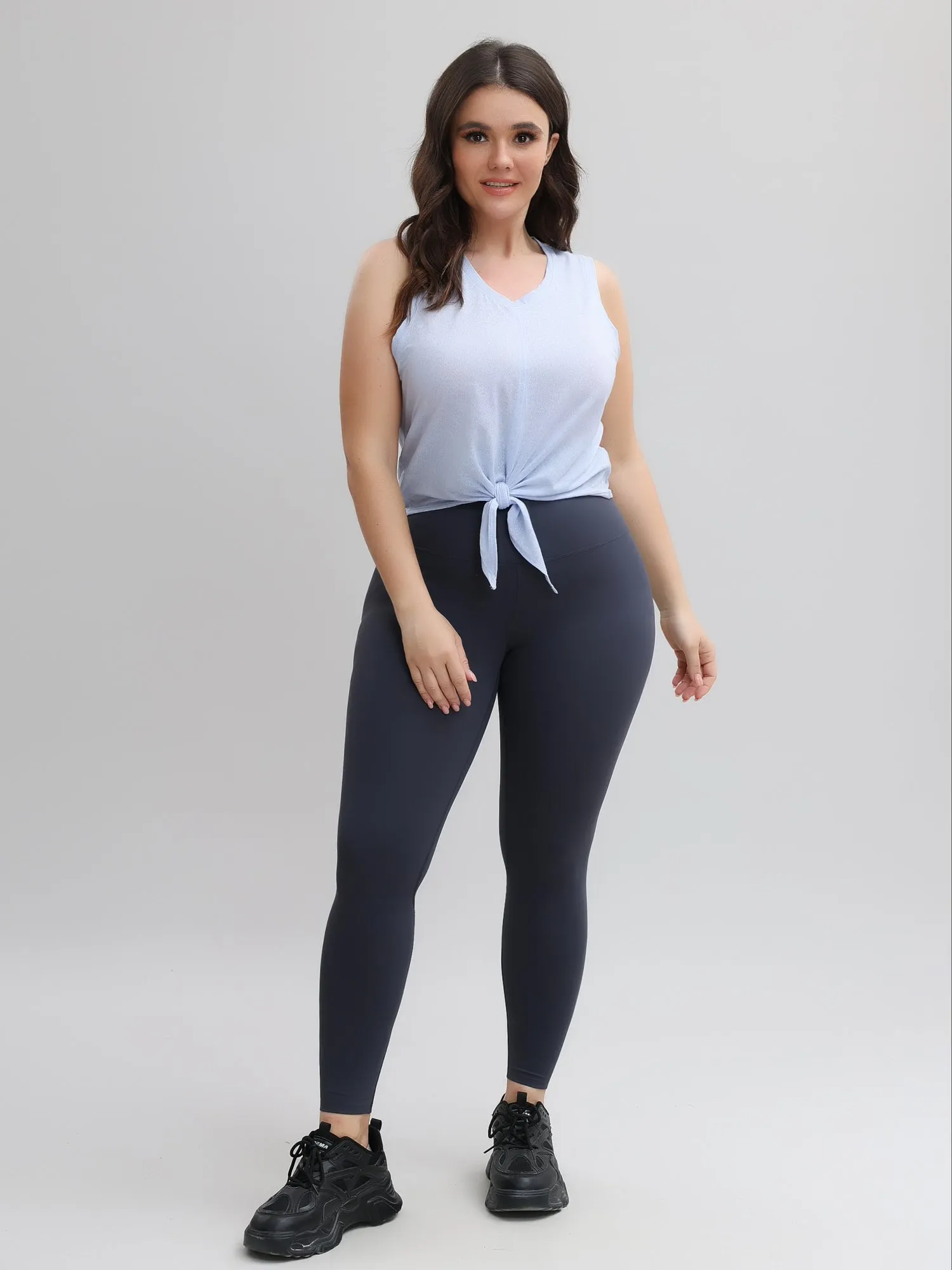 Midsize Jacquard Strappy Sleeveless Loose Breathable Fitness Sports Tank Top