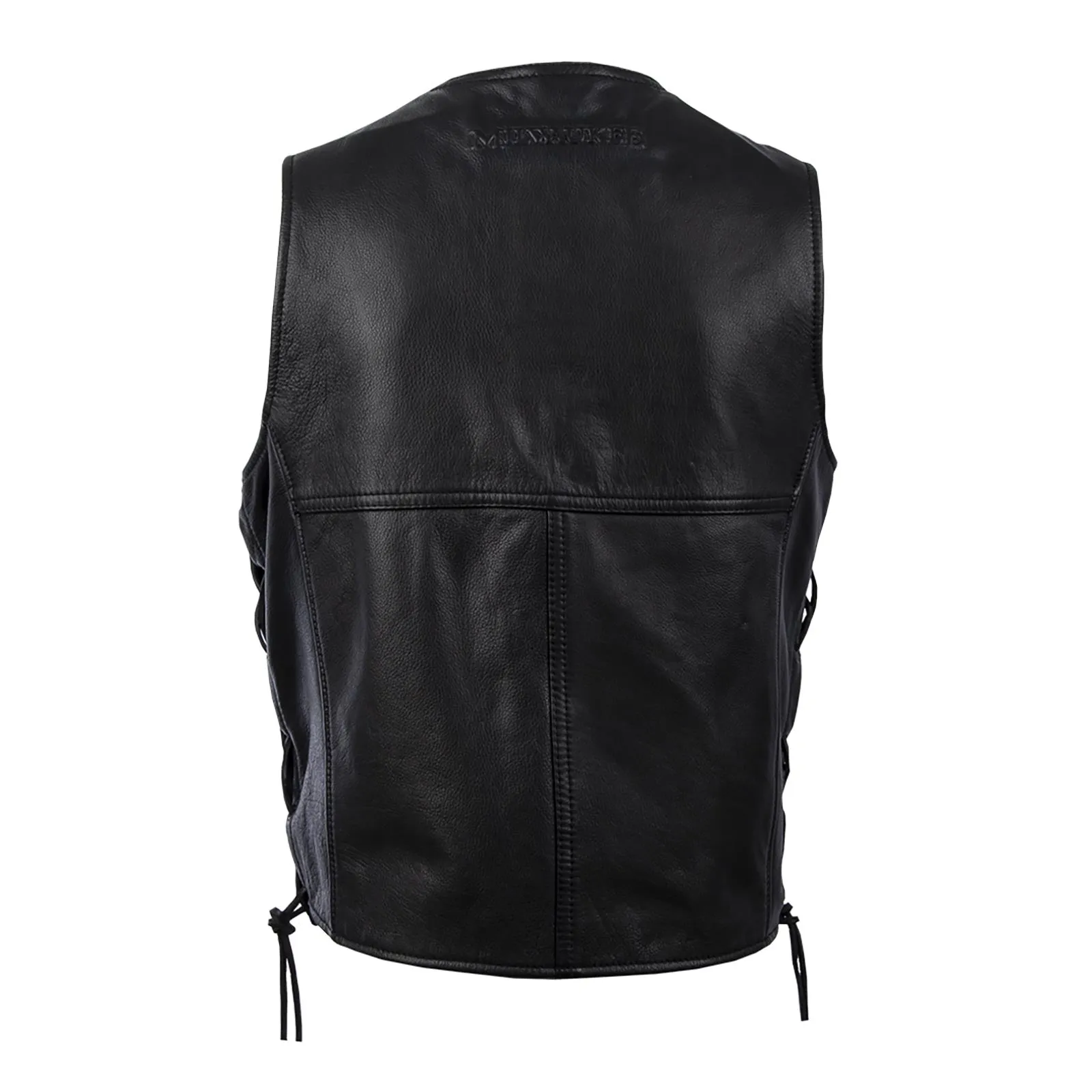Milwaukee Motorcycle Clothing Company MV3020 Men's Black Leather Side