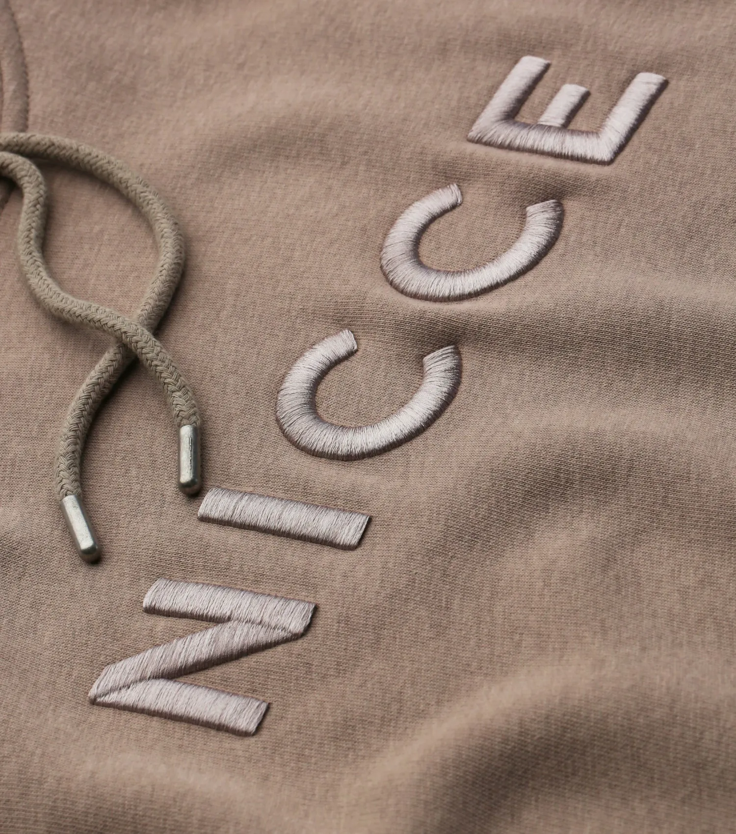 NICCE Mens Mercury Hoodie | Taupe Zeal