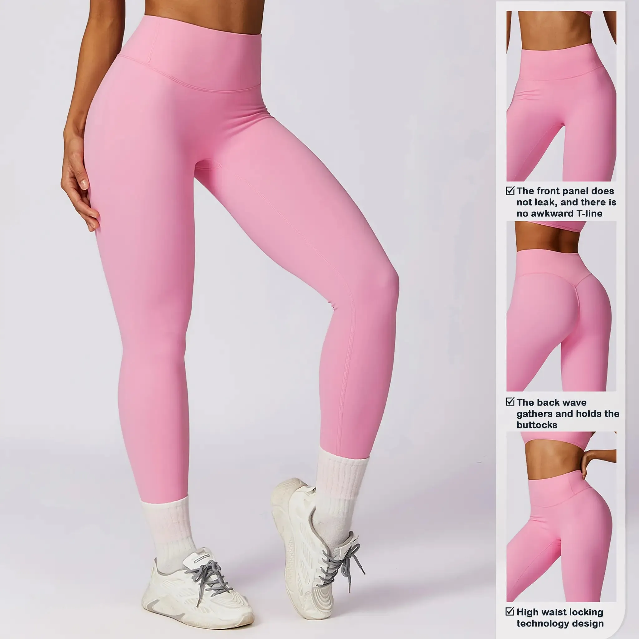 Quick-drying Fitness Pants High Waist Hip