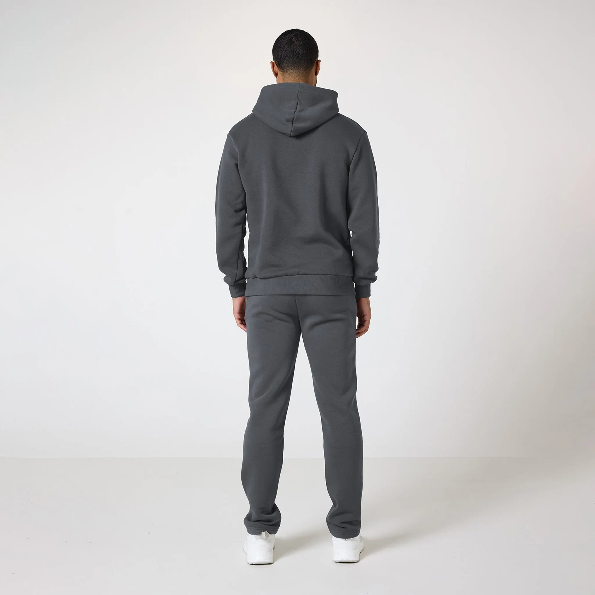 Relaxed Fit Open Hem Tracksuit | Graphite