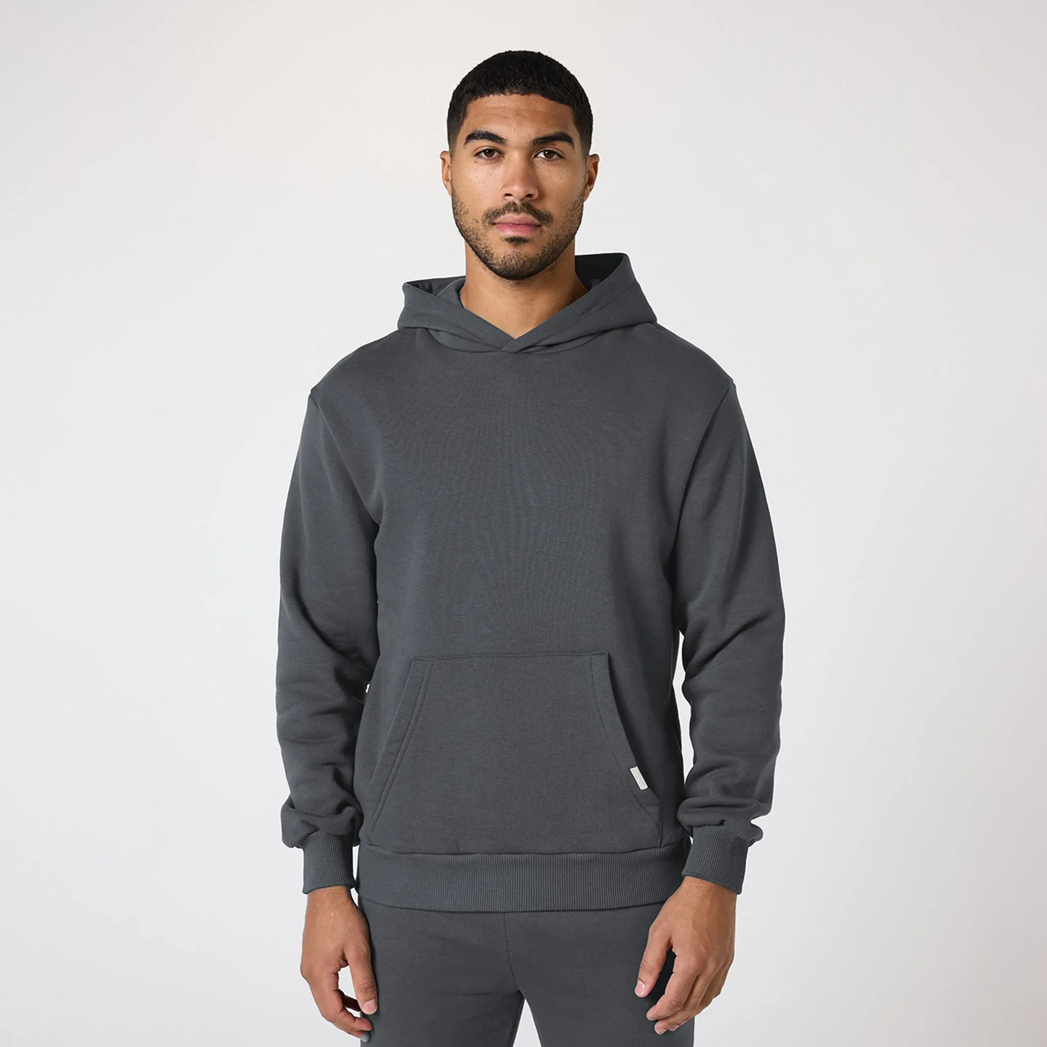 Relaxed Fit Open Hem Tracksuit | Graphite