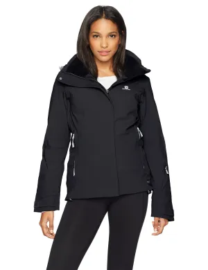SALOMON Women's Brilliant Jacket, Black, Large