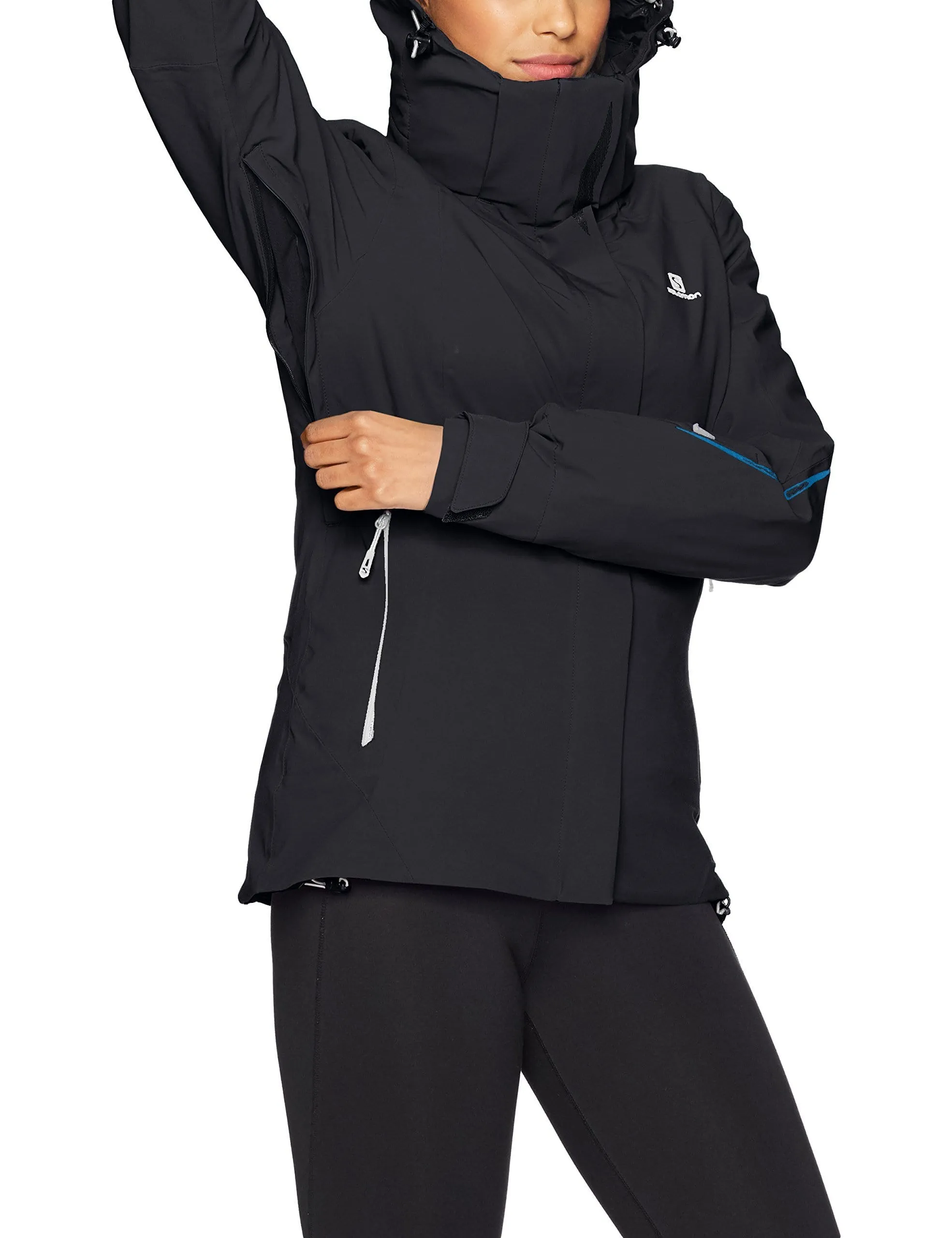 SALOMON Women's Brilliant Jacket, Black, Large