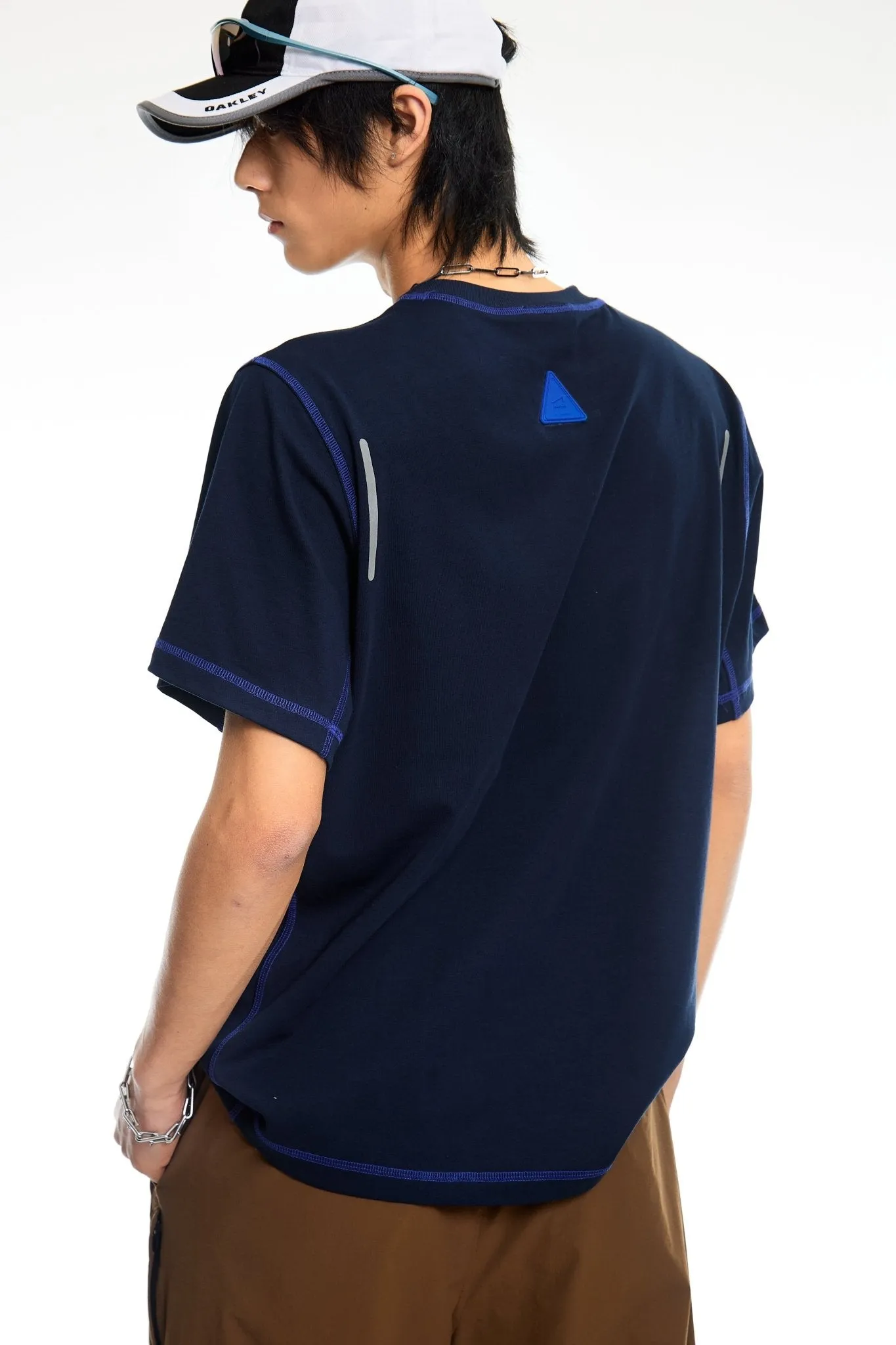 Stitch Quick Dry T-shirt in Dark Blue