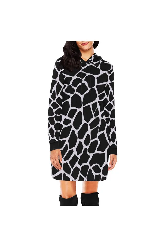 stones hood All Over Print Hoodie Mini Dress (Model H27)