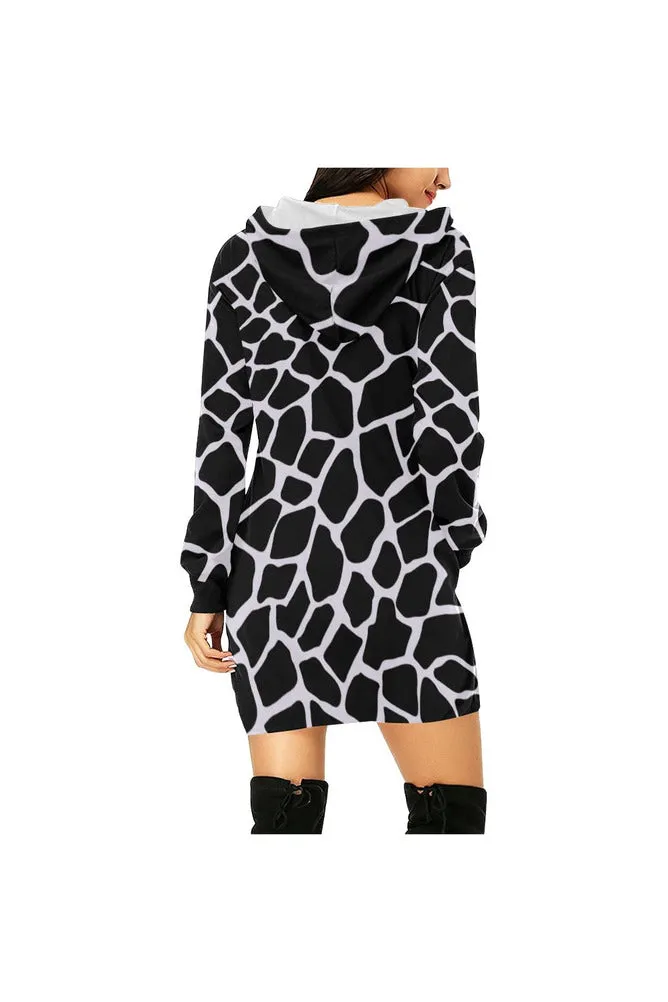 stones hood All Over Print Hoodie Mini Dress (Model H27)