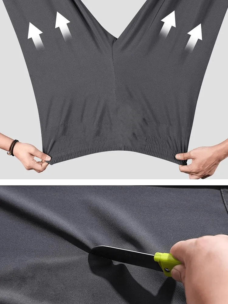 Stylish Elastic Quick-Drying Women's Pants With Pockets - SF0227