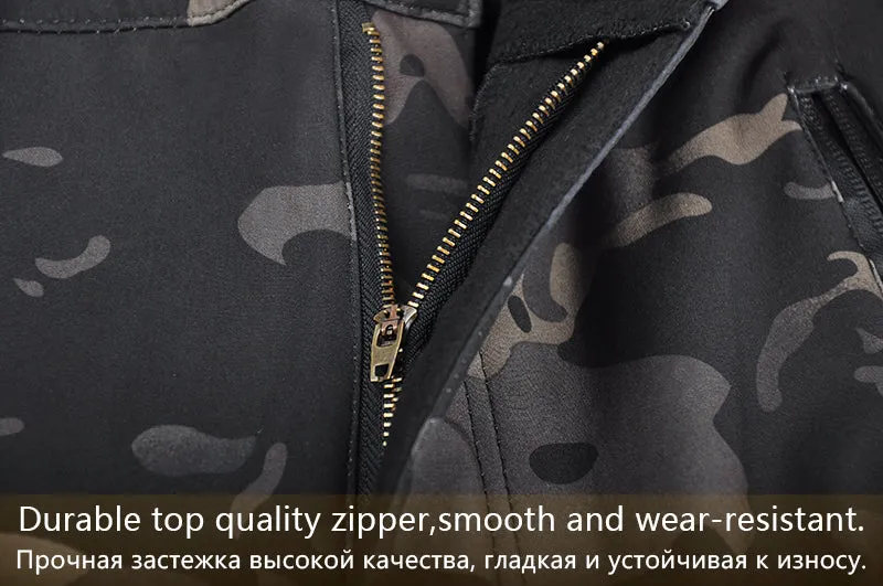 Tactical Mens Cargo Pants Quick-Drying Sharkskin Trousers