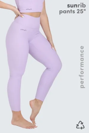 W Sun Rib Pants 25" - Orchid