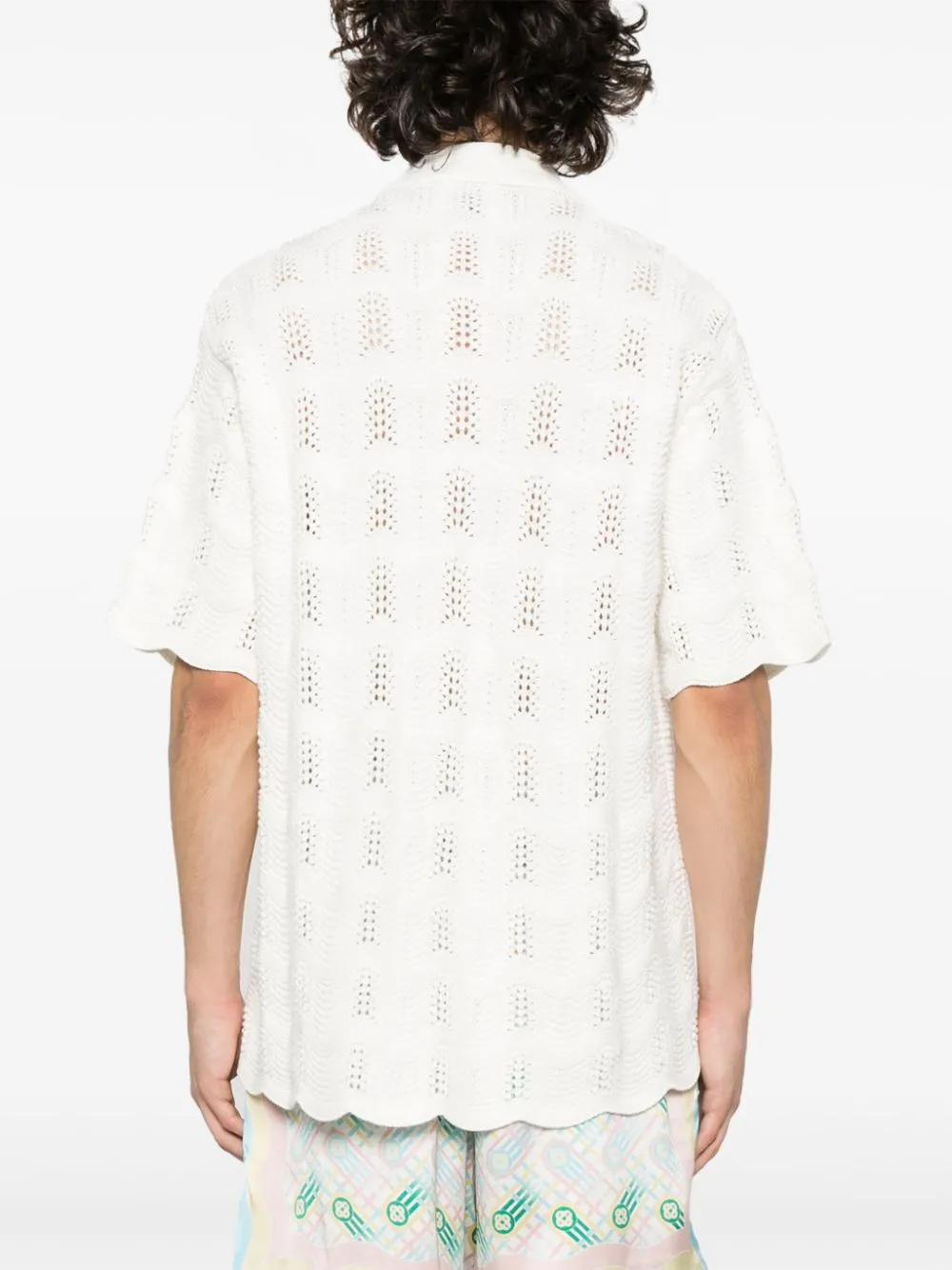 Wavy Gradient crochet shirt