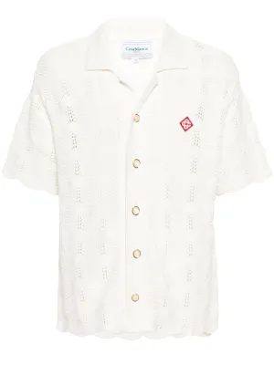 Wavy Gradient crochet shirt