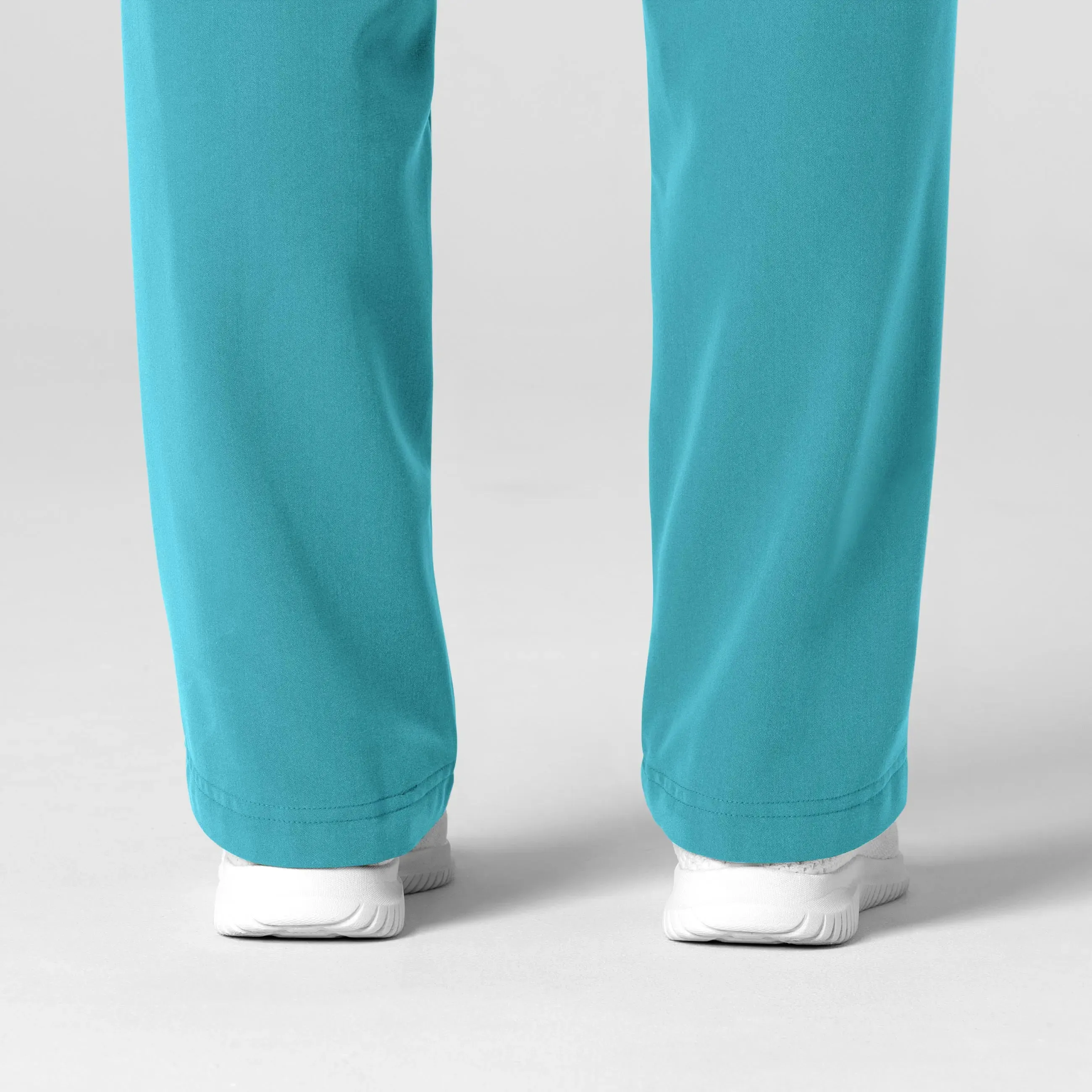Wink Women's Stovepipe High-Low Hem Scrub Pant - Teal