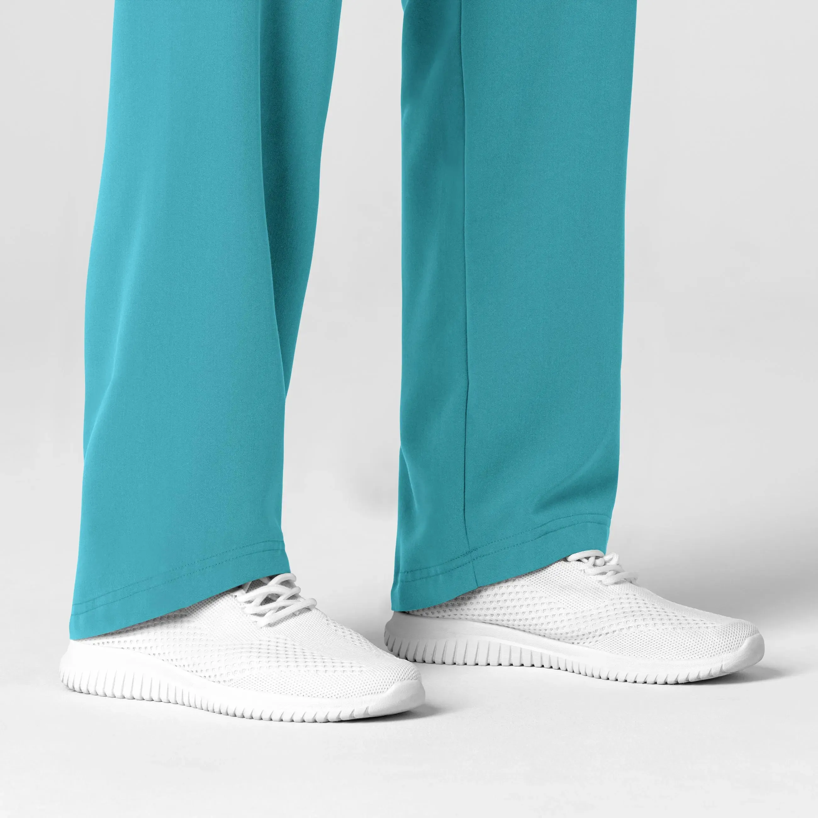 Wink Women's Stovepipe High-Low Hem Scrub Pant - Teal