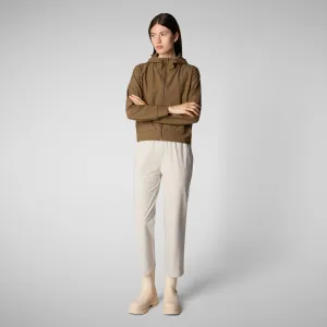 Woman's pant Milan in rainy beige