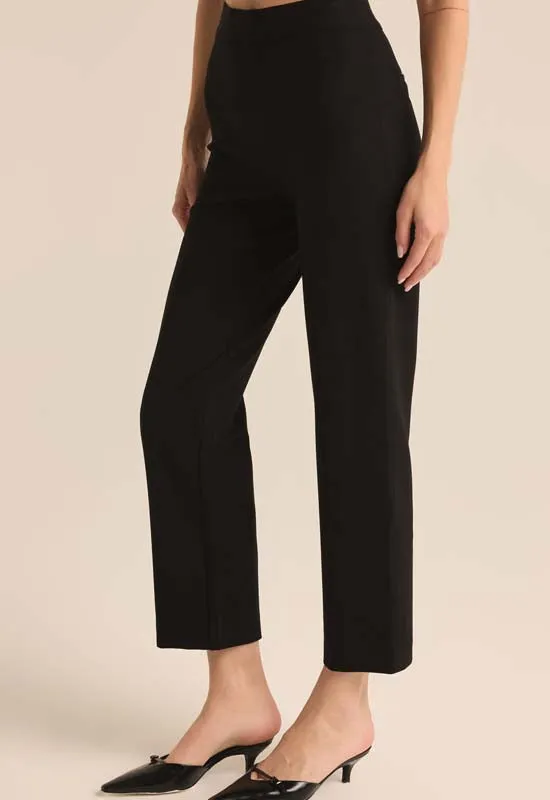 Z Supply - Do It All Day Straight Leg Pant Black