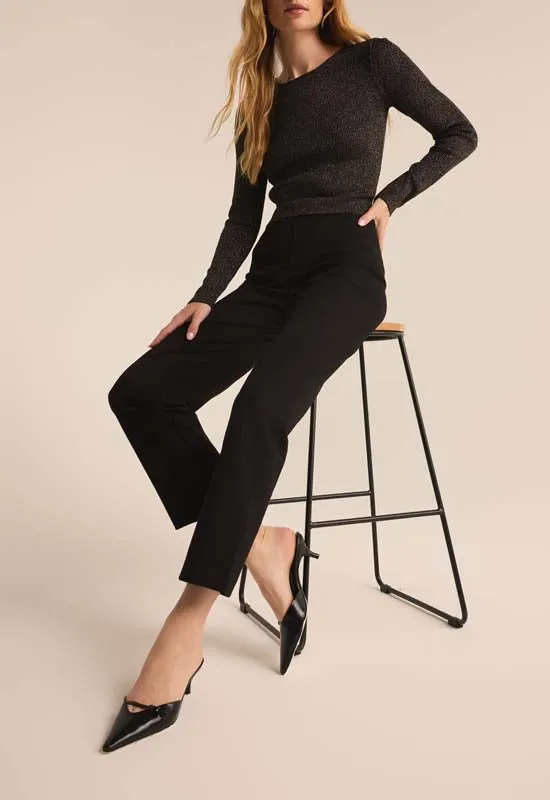 Z Supply - Do It All Day Straight Leg Pant Black